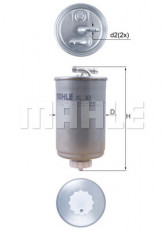 Фильтр топливный MAHLE/KNECHT KL 43