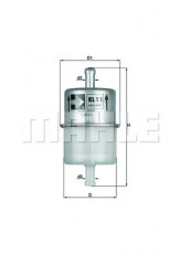 Фильтр топливный MAHLE/KNECHT KL 11