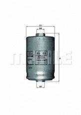 Фільтр паливний MAHLE/KNECHT KL 51