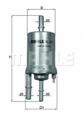 Фильтр топливный MAHLE/KNECHT KL 871