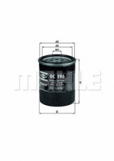Фильтр масляный MAHLE/KNECHT OC 196