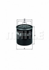 Фильтр масляный MAHLE/KNECHT OC 534