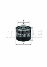 Фильтр масляный MAHLE/KNECHT OC 230