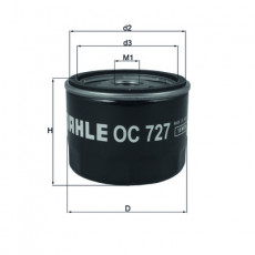 Фильтр масляный MAHLE/KNECHT OC 727
