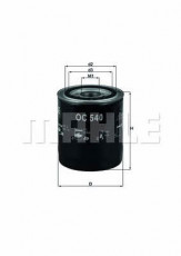 Фильтр масляный MAHLE/KNECHT OC 540