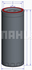 Фильтр масляный MAHLE/KNECHT OC 1004