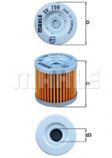 Фильтр масляный MAHLE/KNECHT OX 798