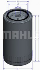 Фильтр масляный MAHLE/KNECHT OC 569