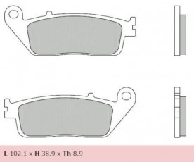 Колодки тормозные мото BREMBO 07075XS
