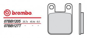 Колодки тормозные мото BREMBO 07BB12TT