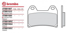 Колодки тормозные мото BREMBO 07BB1935