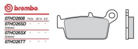 Колодки тормозные мото BREMBO 07HO26TT