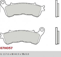 Колодки тормозные мото BREMBO 07HO57SA
