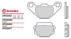 Колодки тормозные мото BREMBO 07KS04SX