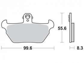 Колодки тормозные мото TRW MCB621SV