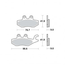 Колодки тормозные мото TRW MCB771