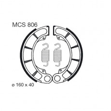 Колодки тормозные мото TRW MCS806