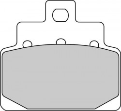 Колодки тормозные мото FERODO FDB2095EF