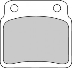 Колодки тормозные мото FERODO FDB2016SG