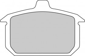 Колодки тормозные мото FERODO FDB335P