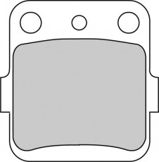 Колодки тормозные мото FERODO FDB661SG