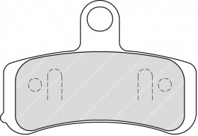 Колодки тормозные мото FERODO FDB2250ST