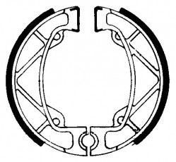Колодки барабанные мото FERODO FSB909
