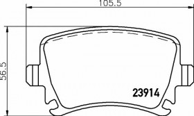 Колодки тормозные дисковые TEXTAR 2391401