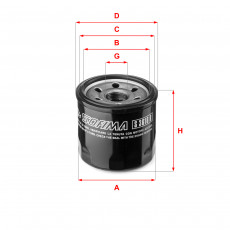 Фільтр масляний SOFIMA S3616R
