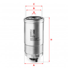 Фільтр паливний SOFIMA S4408NR