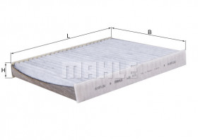 Фільтр салону вугільний MAHLE/KNECHT LAK 816