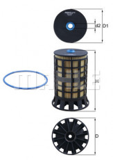 Фильтр топливный MAHLE/KNECHT KX 606D