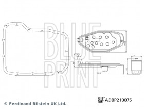 Фільтр АКПП Blue Print ADBP210075