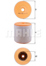 Фільтр повітряний MAHLE/KNECHT LX4961