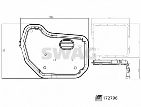 Фільтр АКПП SWAG 33101492