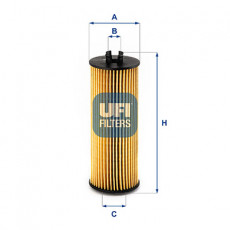 Фільтр масляний UFI 25.248.00