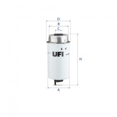 Фільтр паливний UFI 24.457.00