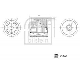 Фільтр повітряний FEBI 181252