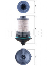 Фільтр паливний MAHLE/KNECHT KX532