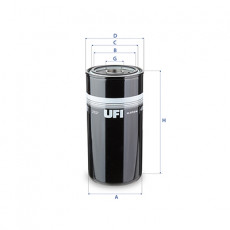 Фільтр масляний UFI 23.412.00