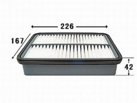 Фільтр повітряний JS Asakashi A176J