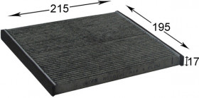 Js Asakashi Фільтр салону вугільний JS Asakashi AC101JC