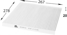 Фільтр салону JS Asakashi AC2510