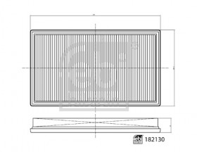 Фільтр повітряний FEBI 182130