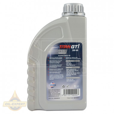 Fuchs Моторна олива FUCHS TITAN GT1 5W-40 XTL - Заображення 2