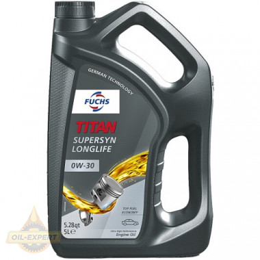 Fuchs Моторное масло FUCHS TITAN SUPERSYN LONGLIFE 0W-30 - Картинка 1