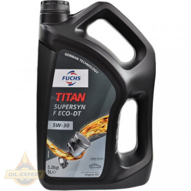 Fuchs Моторна олива FUCHS TITAN SUPERSYN F ECO DT 5W-30 - Заображення 2