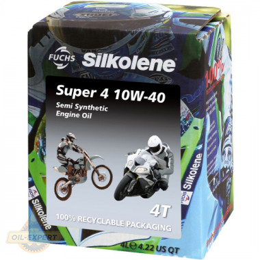 Silkolene Моторное масло SILKOLENE SUPER 4 10W-40 - Картинка 2