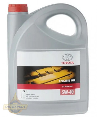 Toyota Моторное масло TOYOTA ENGINE OIL SYTHETIC 5W-40 (0888080835, 0888080836) - Картинка 1
