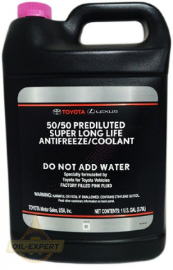 Toyota Антифриз TOYOTA Super Long Life Coolant PINK (00272SLLC2, 0888980082) - Заображення 1